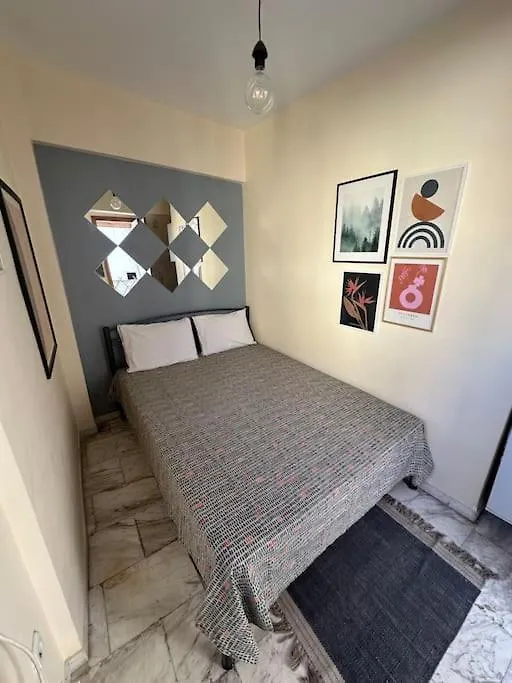 公寓 Tiny Loft Studio In The Heart Of Thessaloniki,17 Square Meters,On The Terrace Of The Building